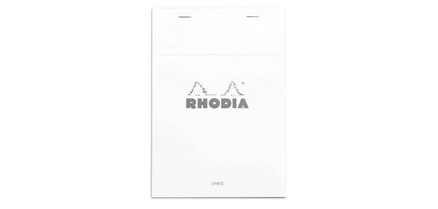 Bloc agrafé N°16 A5 80 feuilles lignées + marge 80 g - Blanc