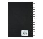 Goldline carnet spiralé 50F A5 140g portrait - Noir