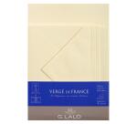 Ensemble Vergé de France 10 feuilles A5 et 5 enveloppes C6