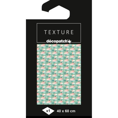 Papier Texture Décopatch n°800 -1 feuille 40x60cm - Vert