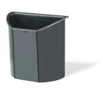 Compartiments Ecologic pour poubelles de bureau - Gris anthracite