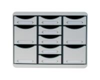 Moule de classement Storebox Multi 11 tiroirs Office - Gris lumière