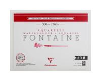 Fontaine bloc collé 1 côté 10F 31x41cm 300g grain fin