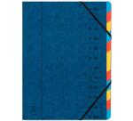 Trieur agrafé avec élastiques 12 compartiments