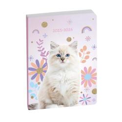 Agenda Forum Animaux 12 x 17 cm Journalier Août 2025 à Juillet 2026 - Visuels assortis