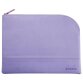 Rhodiarama pochette zippée en simili cuir - taille L (21x28 cm) - Iris