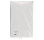 Nappe ronde en sachet en papier non tissé Airlaid Ø 240 cm - Blanc