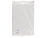 Nappe ronde en sachet en papier non tissé Airlaid Ø 240 cm - Blanc