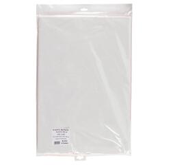 Nappe ronde en sachet en papier non tissé Airlaid Ø 240 cm - Blanc