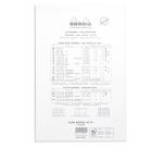 Bloc agrafé Rhodia N°19 21x31,8 cm 80 feuillets ligné avec marge 80g - Blanc