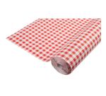Nappe en rouleau papier gaufré Toile de lin - 20x1,18m