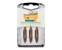 Boîte de 3 plumes de calligraphie arabe