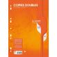 Copies doubles 7000 sous film A4 120 pages perforées grands carreaux 70 g