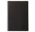 Cahier reliure intégrale Linicolor INTENSIVE A4 100 pages grands carreaux couverture plastique polypropyène rainuré Couleur aléatoire - Assortis