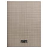 Cahier piqué 8000 POLYPRO 24x32 cm 96 pages petits carreaux 90 g - Gris