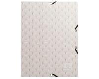 Elastic folder with 3 flaps, glossy card 400g/m2 néo déco - assorted colours