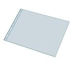 Sachet de 10 pochettes perforées polypropylène lisse Haute Qualité 9/100e - A3 horizontal - Cristal