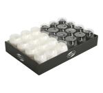 Plateau de 24 oeufs lisses 10mx7mm, Or