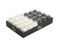 Plateau de 24 oeufs lisses 10mx7mm, Or