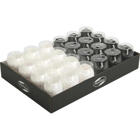 Plateau de 24 oeufs lisses 10mx7mm, Or