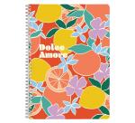 Dolce Amore, Cahier reliure intégrale A4 21x29,7 cm, 148 pages, ligné et marge, ass.