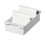 Bac à fiches DIN A4 - Gris lumière