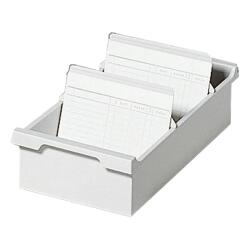 Card index tray for 1000 cards A4 - Light grey