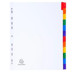 Separadores Separadores neutros con pestañas reforzados - Blanco - Blanco
