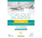 Papier Calque bloc collé 40F A2 110g