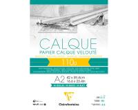 Papier Calque bloc collé 40F A2 110g