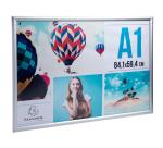 Cadre mural aluminium A1 - Argent