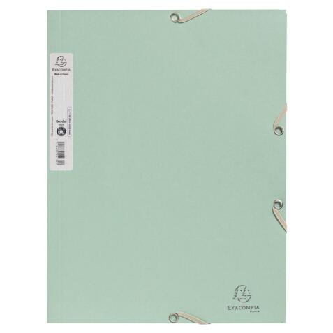 Exacompta AutentiK Elasticated 3 Flap Folder A4