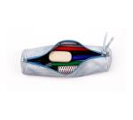 TIE&DYE Trousse ronde Ø5,5x22 cm, bleu ciel - Bleu ciel