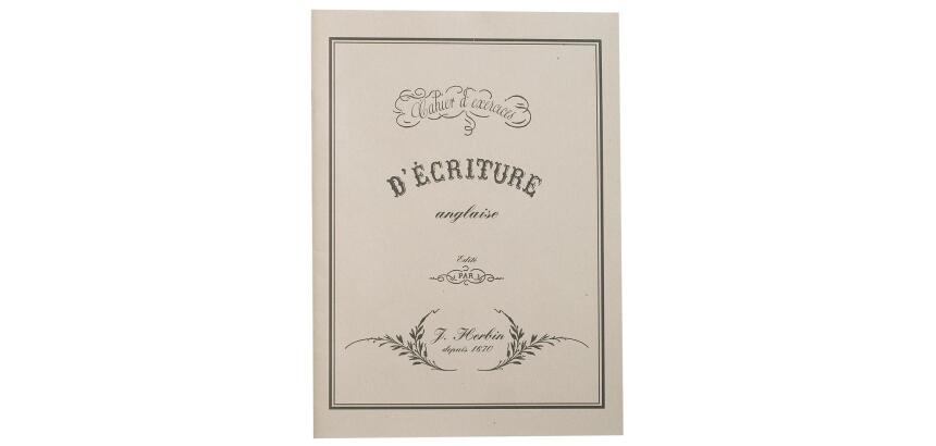 Cahier d'exercices d'écriture