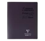 Cahier Travaux Pratiques piqué Koverbook 17x22cm 64 pages grands carreaux + uni 90 g couverture polypropylène transparent - Assortis