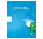 Cahier Travaux Pratiques piqué 7000 17x22 cm 64 pages grands carreaux 70 g + uni 90 g - Assortis