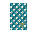 Carnet piqûre textile Neo Deco Collection Mi-Saison 7,5x12 cm 48 pages ligné motifs assortis papier ivoire - Assortis