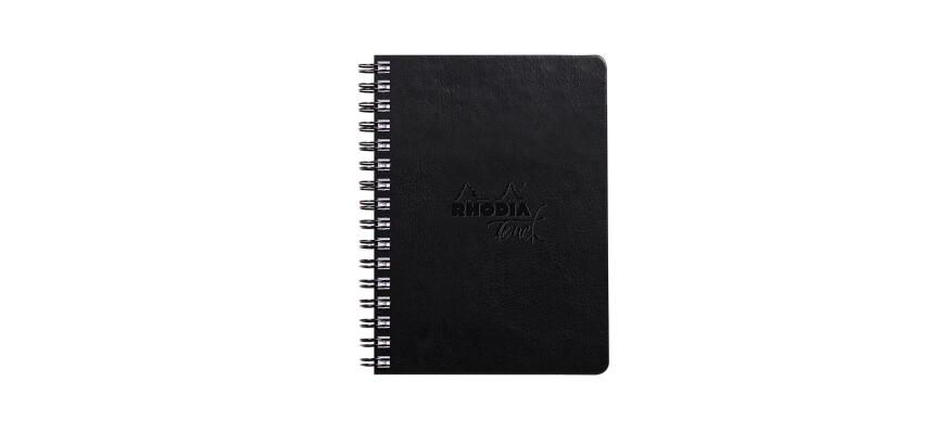 Rhodia Touch Mixed Media Book, papier Paint'On extra-blanc 250g - A6 portrait, 64 pages - Noir