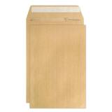 Boite de 250 Pochettes Kraft Adour Brun B5-176x250mm - Auto-Adhésives - 90g/m2 - Brun