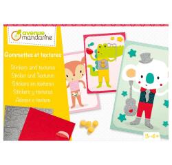Boîte créative, Gommettes et textures - Multicolore