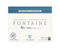 Fontaine bloc collé 4 côtés 15F 24x30cm 300g grain nuageux