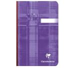 Carnet brochure dos toilé 11x17 cm 192 pages uni - Assortis