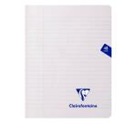 Cahier piqué Mimesys 17x22cm 48 pages ligné + marge couverture polypropylène Couleur aléatoire - Assortis