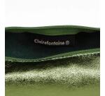 CUIRISÉ - Trousse ronde Ø5,5x22 cm - Vert