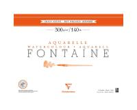 Fontaine bloc collé 4 côtés 20F 46x61cm 300g grain satiné