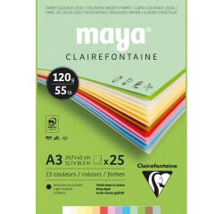Maya bloc collé 25F A3 120g