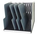 MODULOTOP vertic.sorter w.5 divid. ECO - Black/ Grey