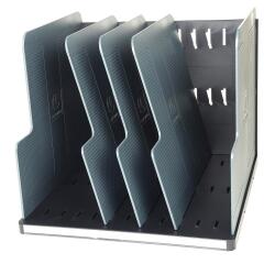 MODULOTOP vertic.sorter w.5 divid. ECO - Black/ Grey