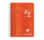 Répertoire reliure intégrale 9x14 cm 180 pages petits carreaux - Assortis