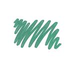 DARWI Marqueur Peinture Textile Pailletée Pointe Conique Fine 2mm - Vert sapin